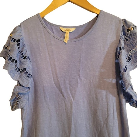 Matilda Jane - Blue eyelet sleeve dress - size small - Picture 4 of 9